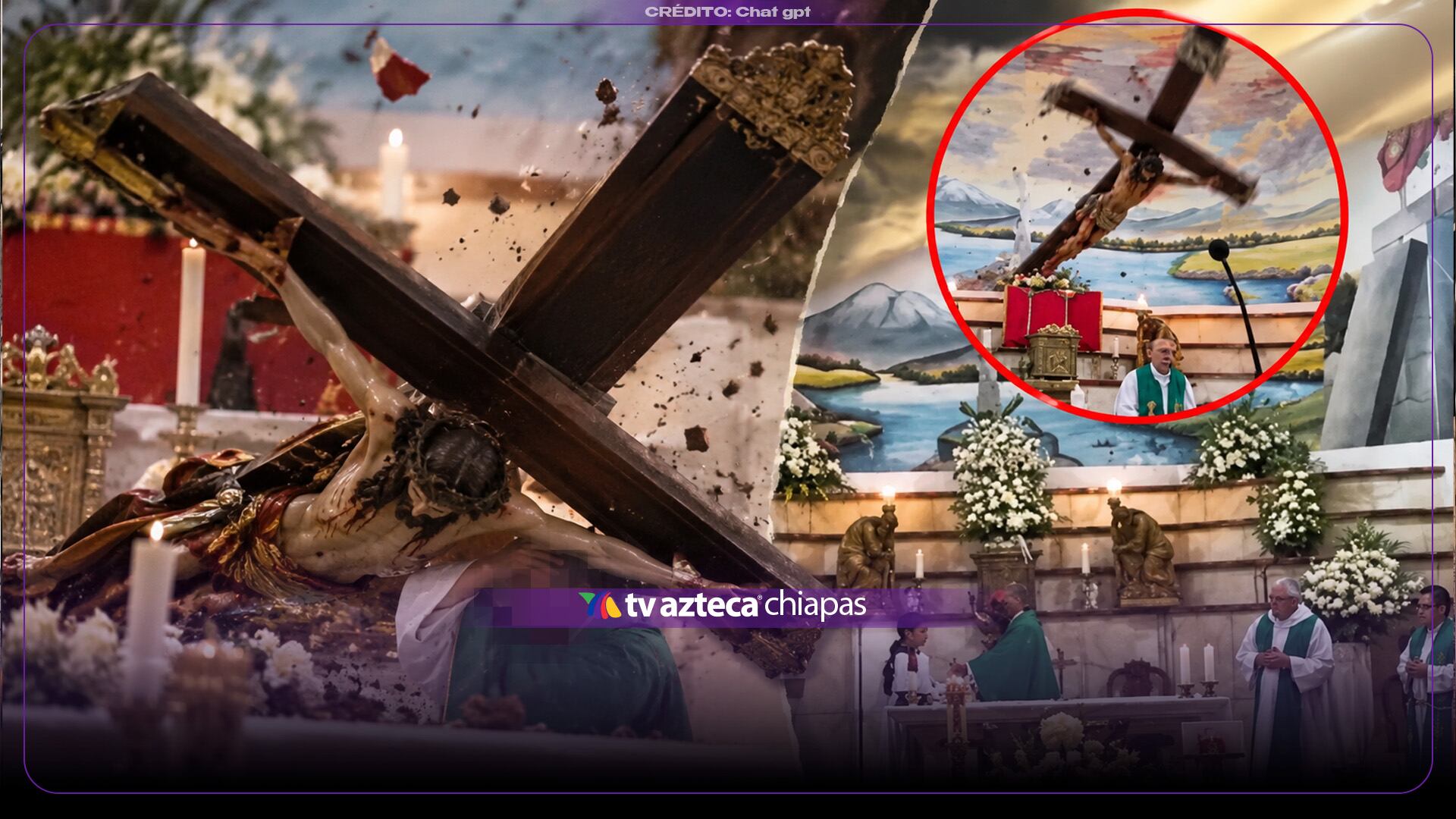 ¡El último adiós! Así despidieron al padre Patricio en la iglesia en la que murió tras ca3rle una cruz