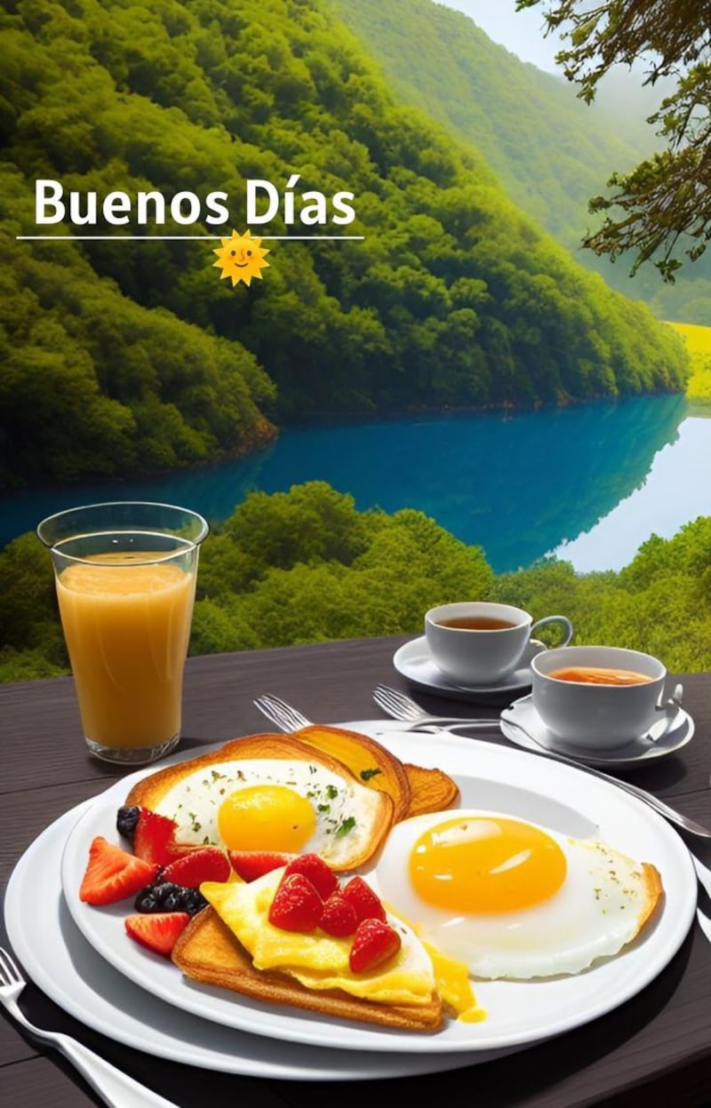 Buenos días desayuno