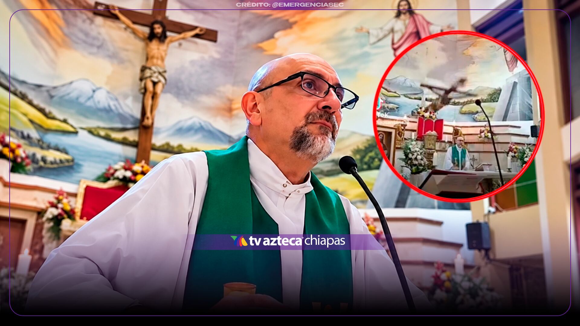 VIDEO: Estas fueron las últimas palabras del sacerdote que murió aplastado por la cruz en plena misa