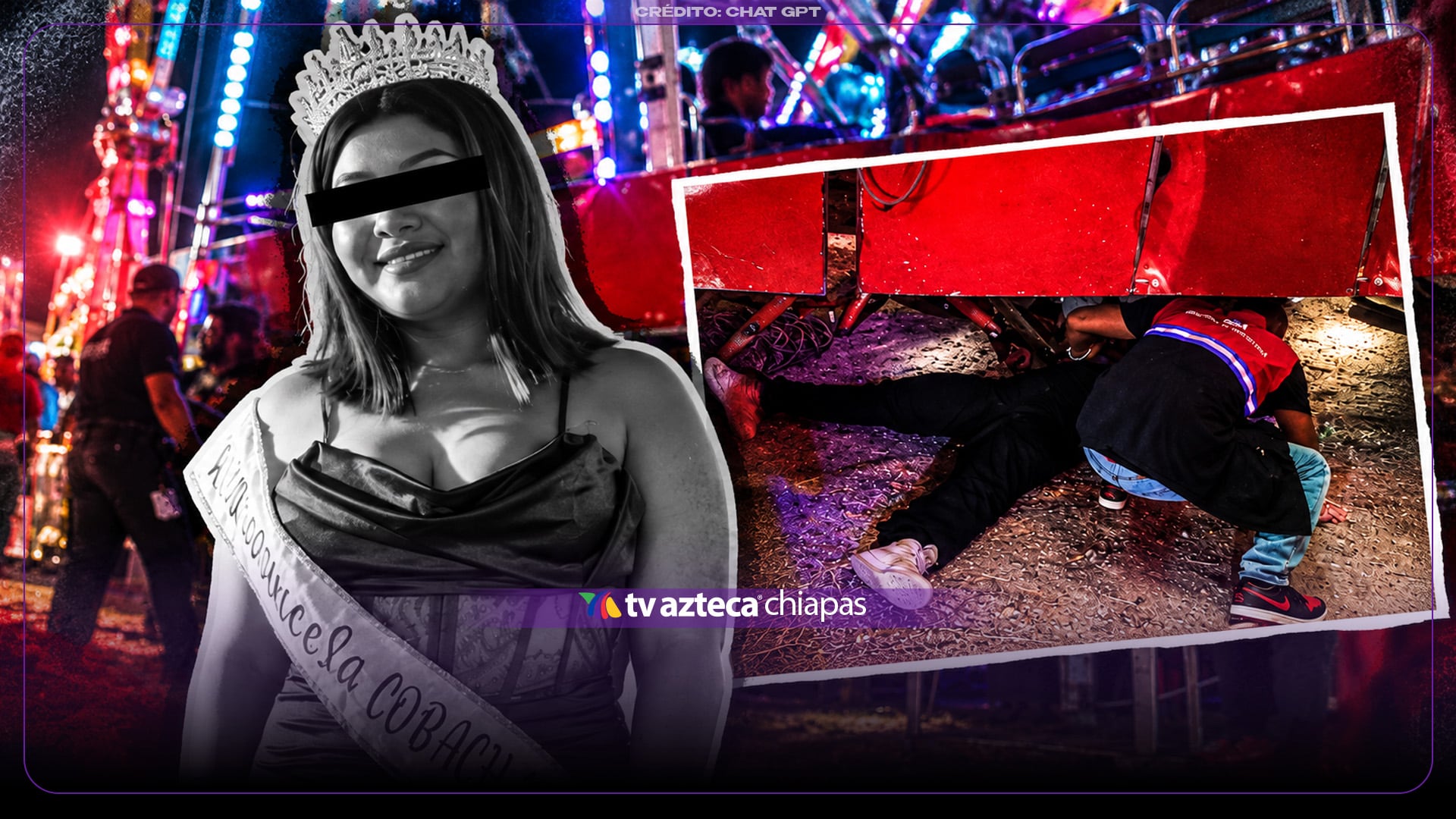 Esta es la identidad de la joven que murió tras c4er de un juego mecánico en una feria