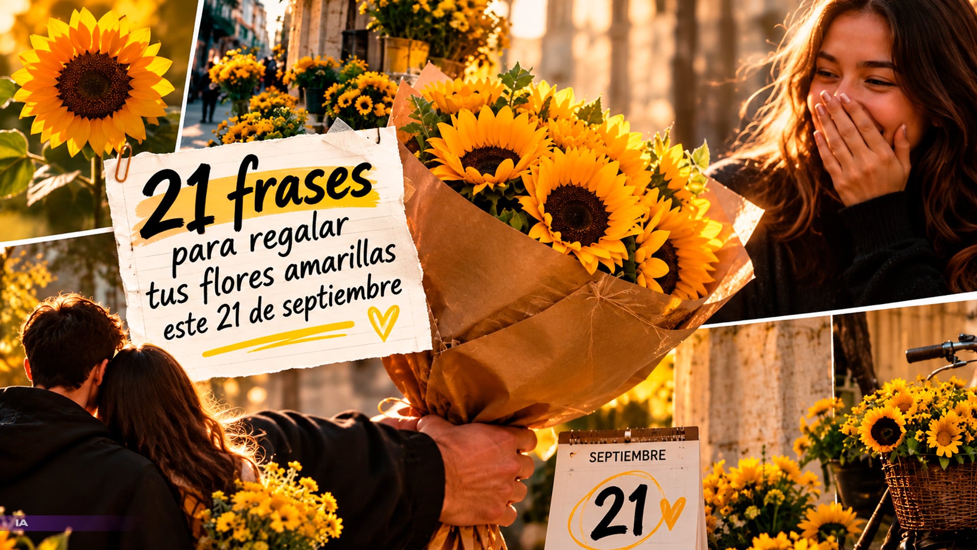 Frases flores amarillas 21 de septiembre