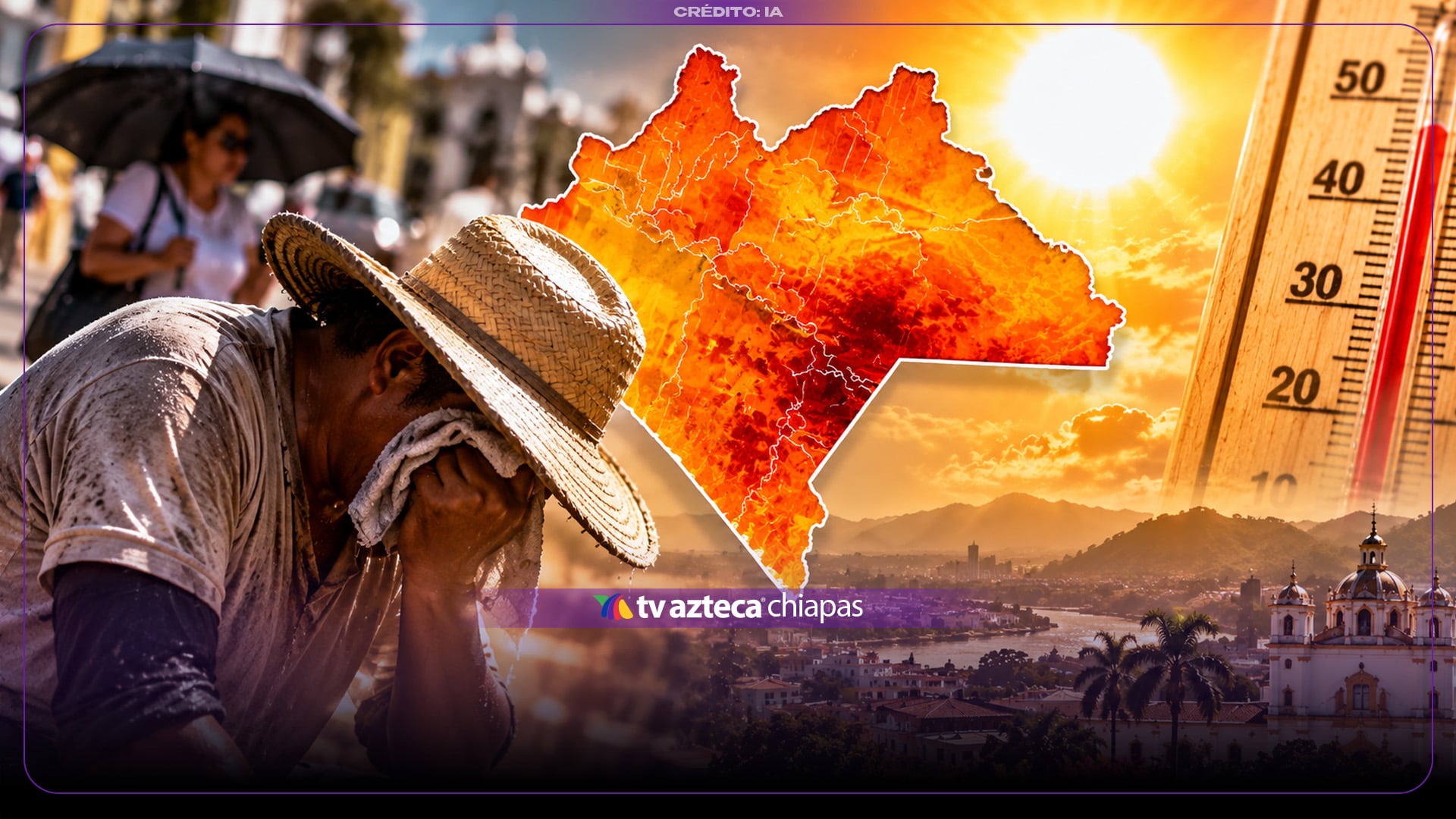 ¡Inicio de mes sofocante! El calor no cede en Chiapas: temperaturas máximas hoy viernes