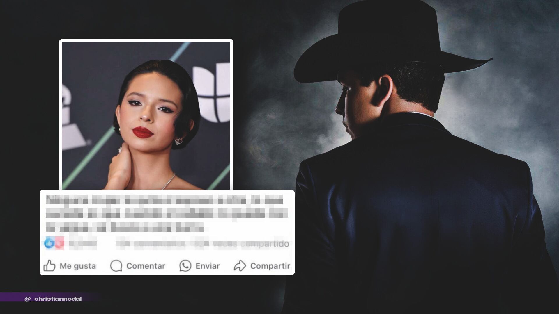 Christian Nodal le dice lo mismo a Ángela que a Belinda