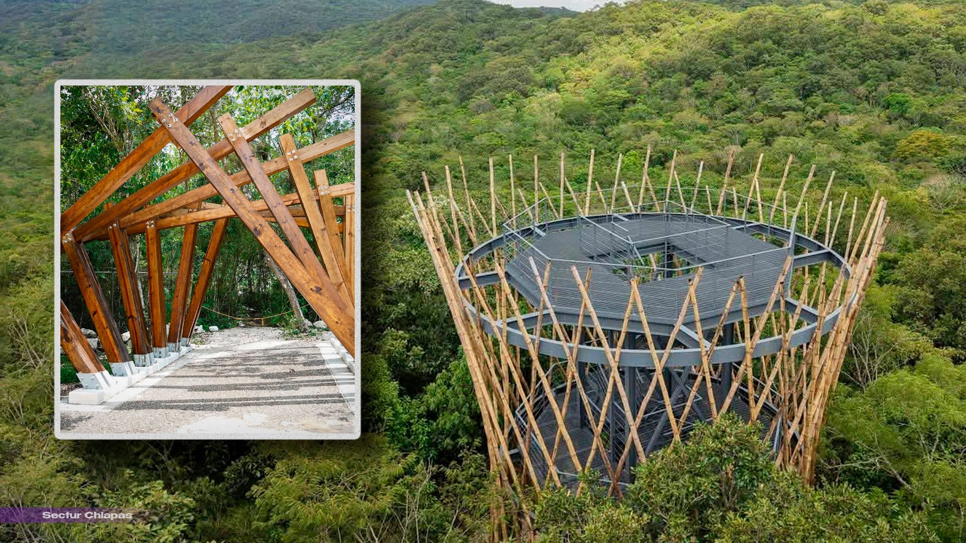 ¡Una vista impresionante! Nueva torre de acero en los miradores del Cañón del Sumidero