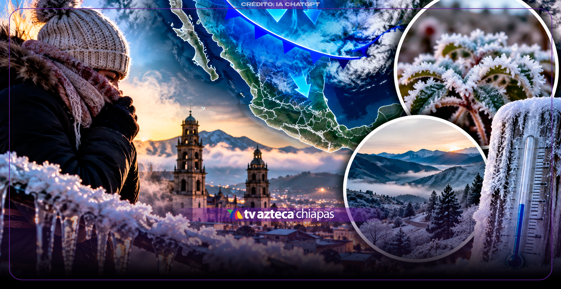 Estos son los estados con pronóstico de temperaturas congelantes en México tras la llegada del Frente Frío 2