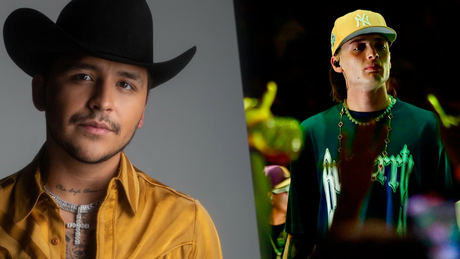 Peso Pluma y Christian Nodal