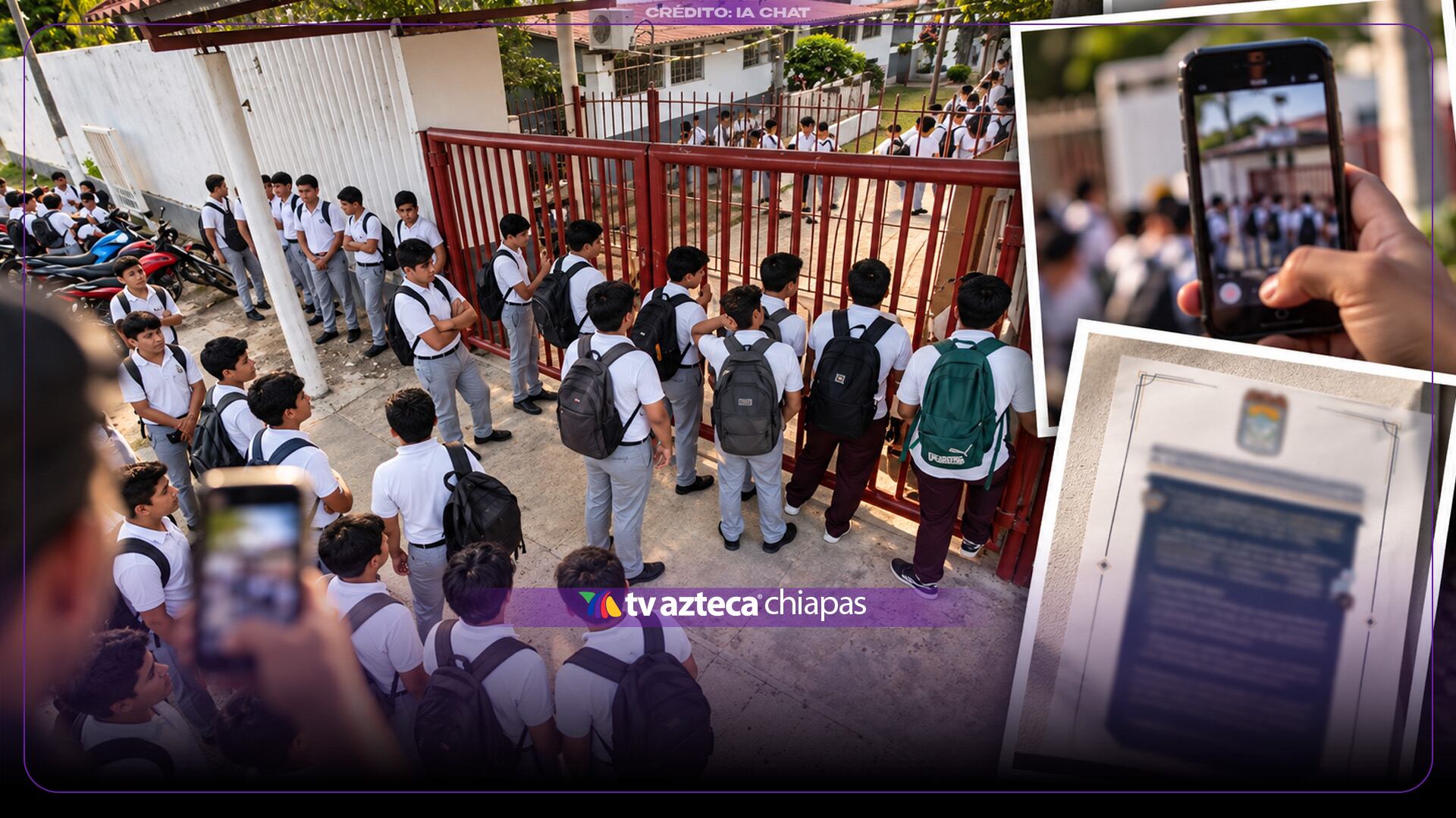 ¡Peligro a la puerta de la escuela! Alerta a padres de familia por personas que graban a estudiantes para TikTok en Tapachula