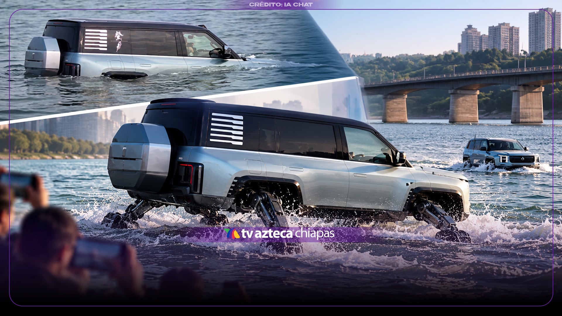 ¿Un auto que flota? Lanzan una camioneta capaz de sobrevivir a las inundaciones