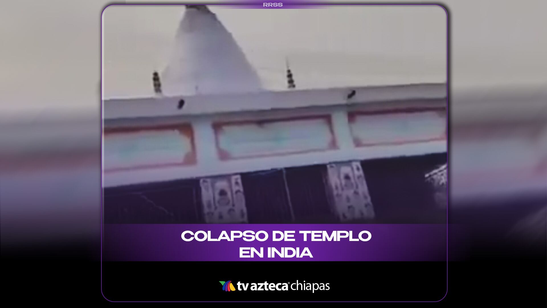 COLAPSO DE TEMPLO EN INDIA