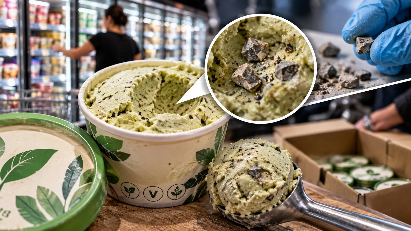 Helado vegano retiran del mercado