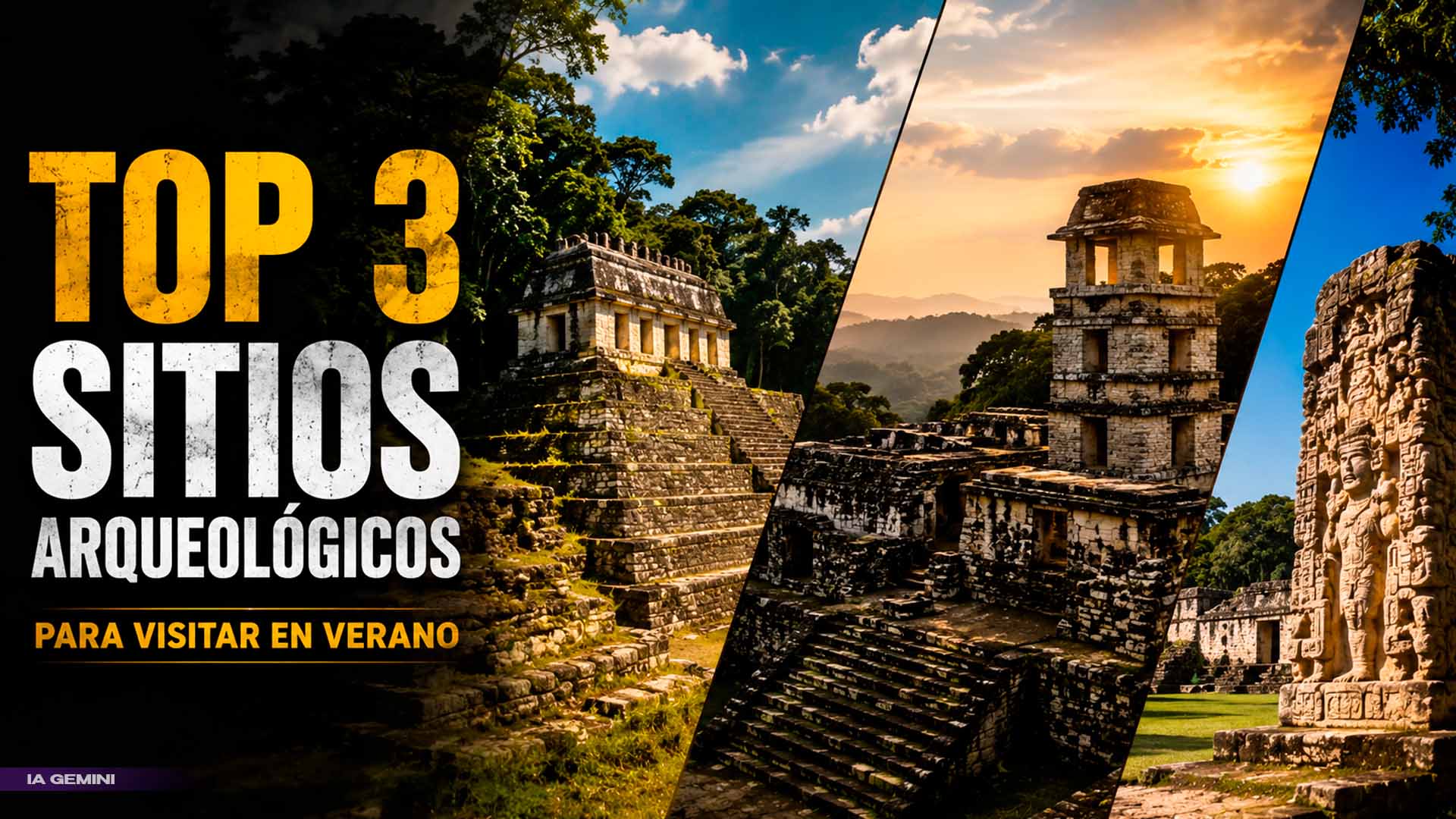 Si viajarás este verano, estos son los destinos arqueológicos que debes conocer cerca de Chiapas
