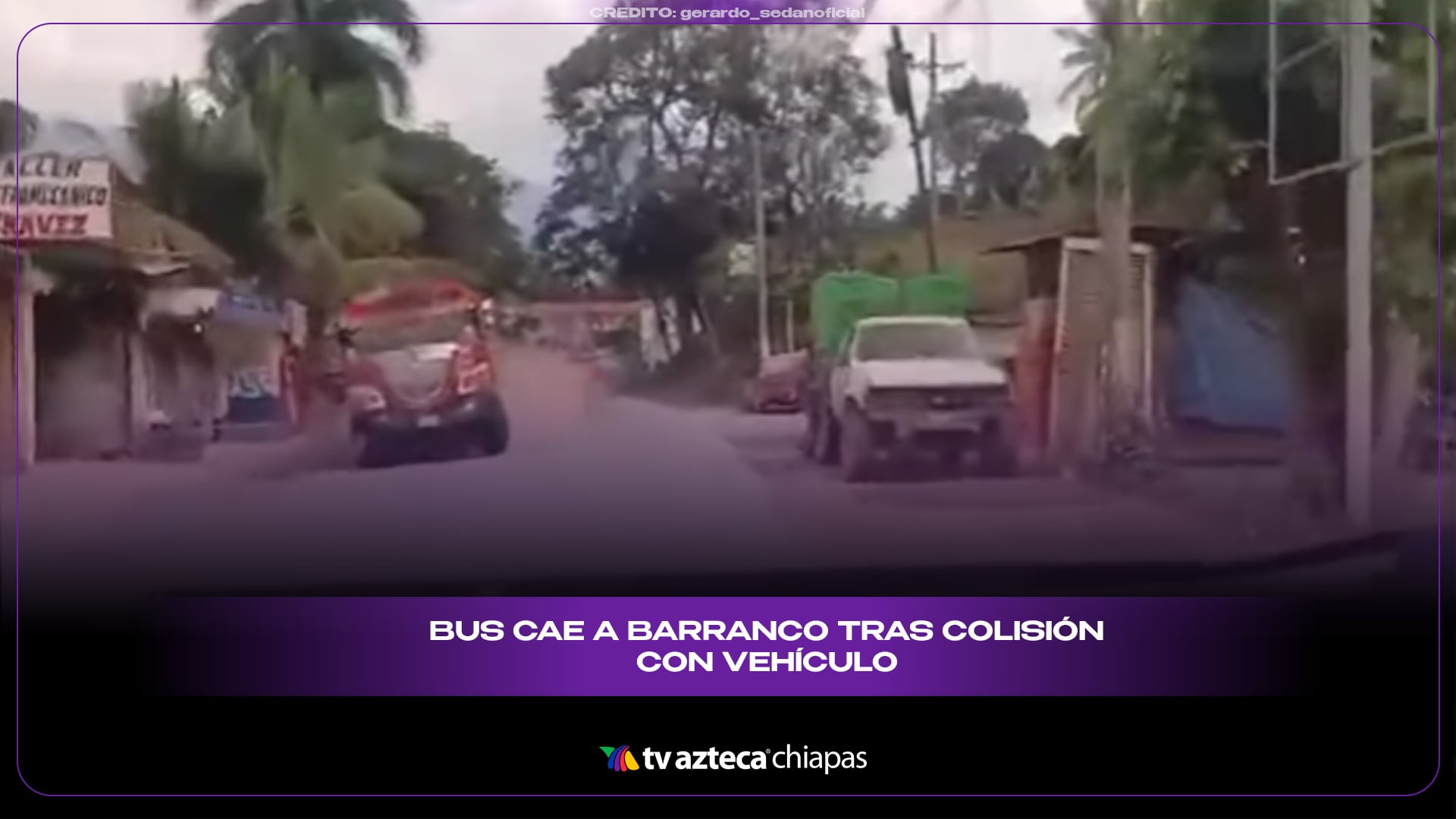VIDEO: Autobús cae a barranco tras colisión con vehículo en Huehuetenango, Guatemala
