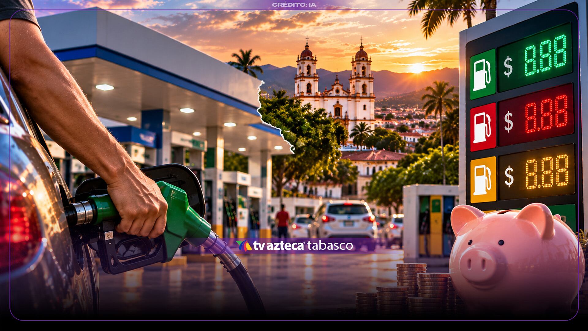¡No gastes de más en gasolina en Tabasco! Precios más bajos hoy sábado 3 de octubre