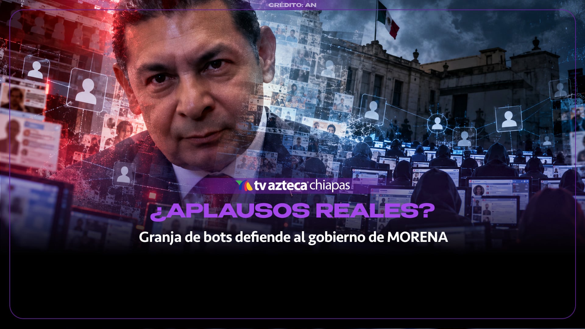 ¿Aplausos reales o una operación digital? Detectan granja de bots que defendería al gobernador morenista de Puebla