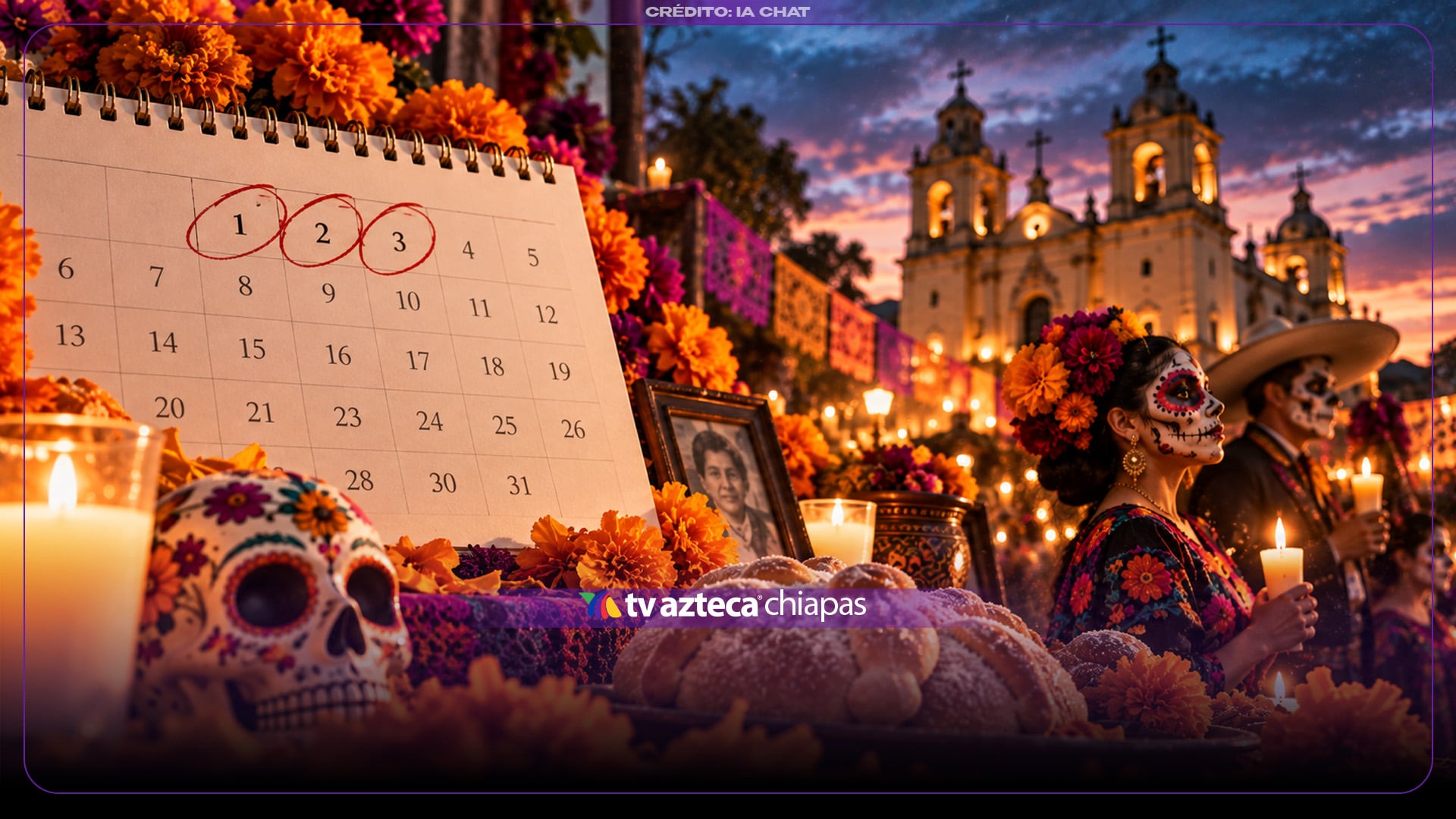 Calendario de Día de Muertos: Guía paso a paso de que se celebra del 27 de octubre al 2 de noviembre