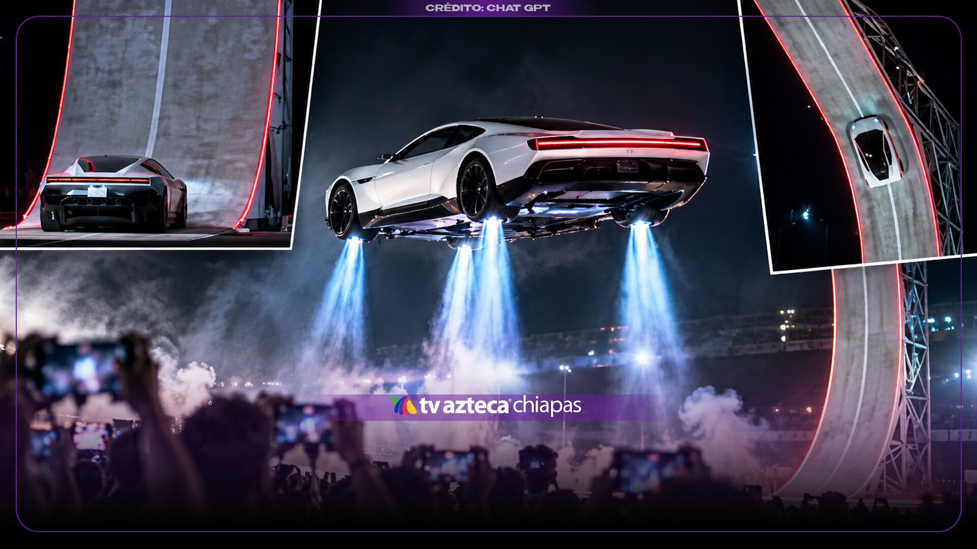 VIDEO: ¿Un auto que vuela? Presentan nuevo tesla con propulsores