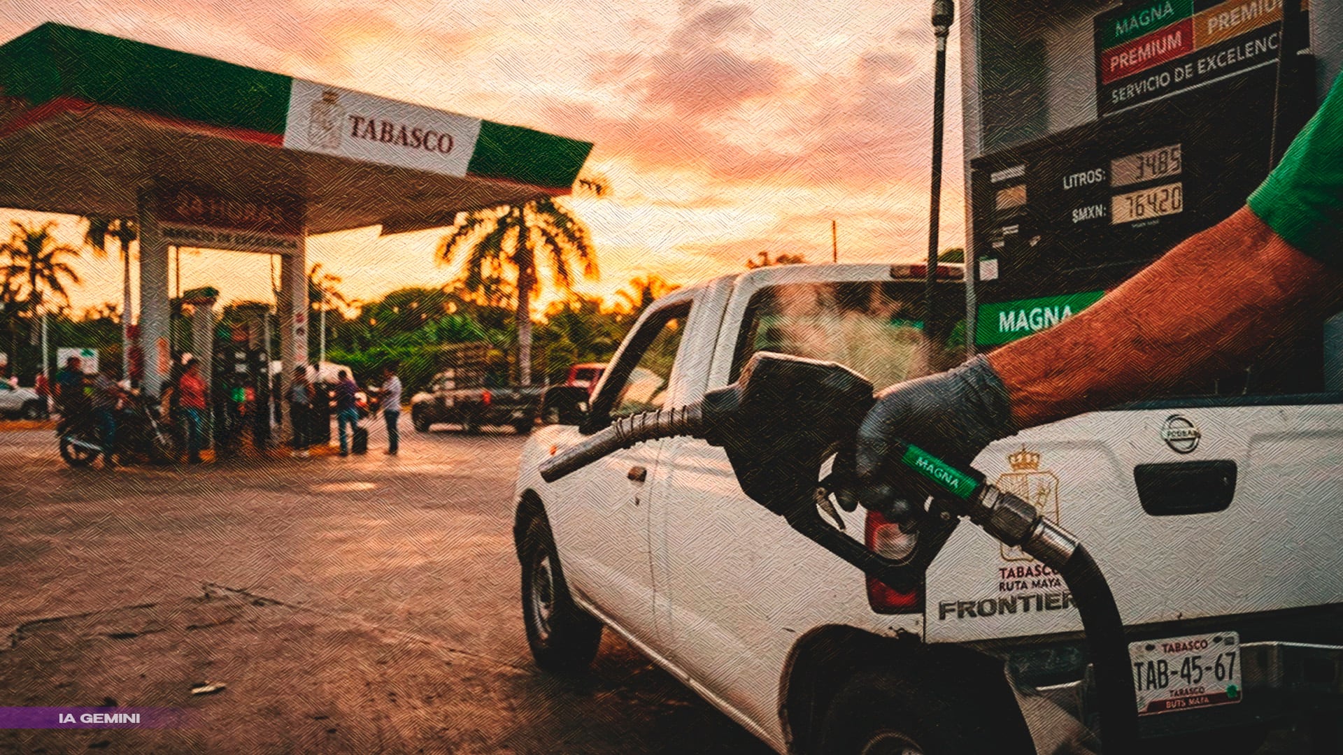 Gasolina Tabasco hoy