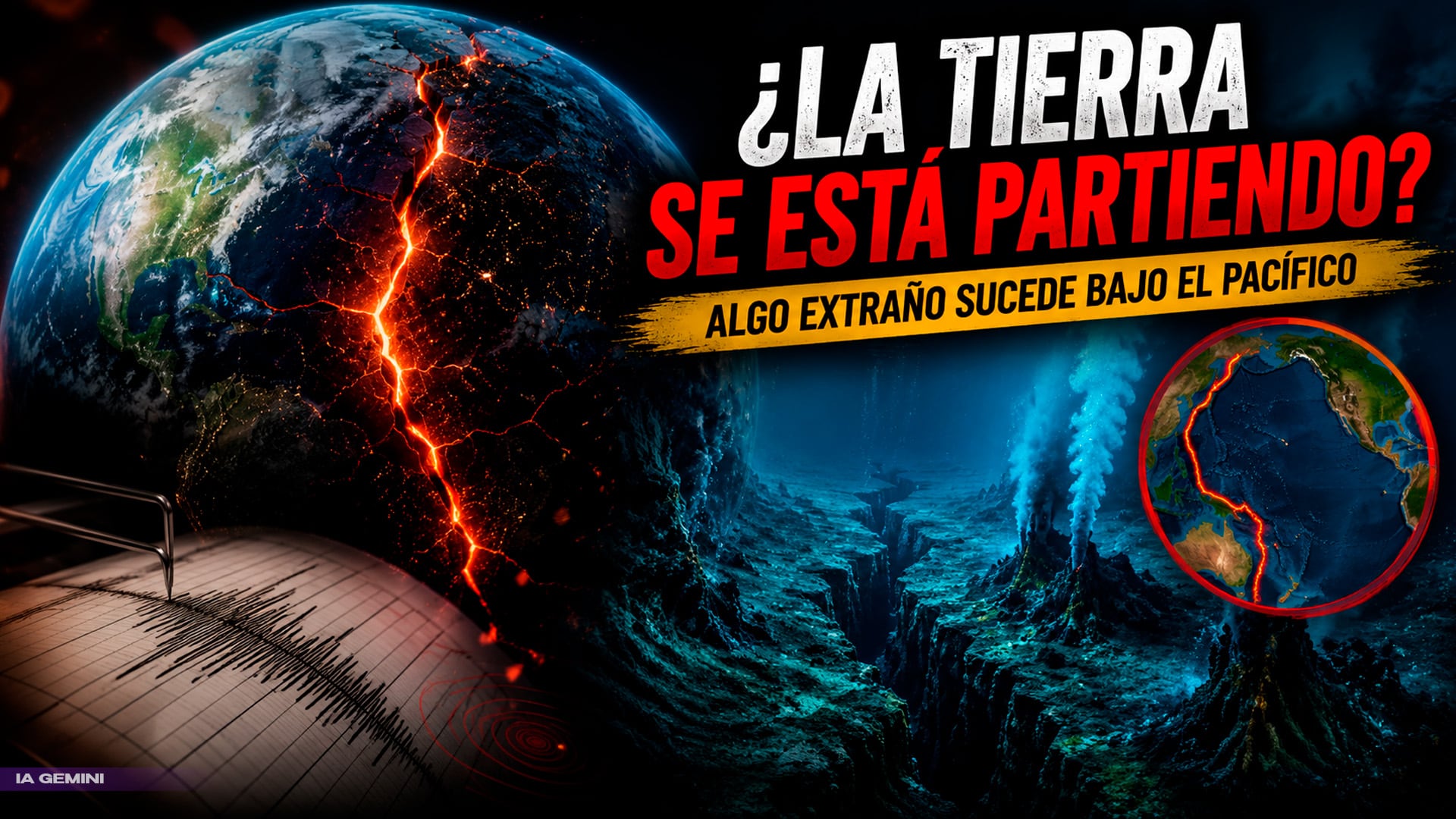 ¡LA TIERRA SE ESTÁ PARTIENDO! Científicos descubren una enorme fractura bajo el océano Pacífico