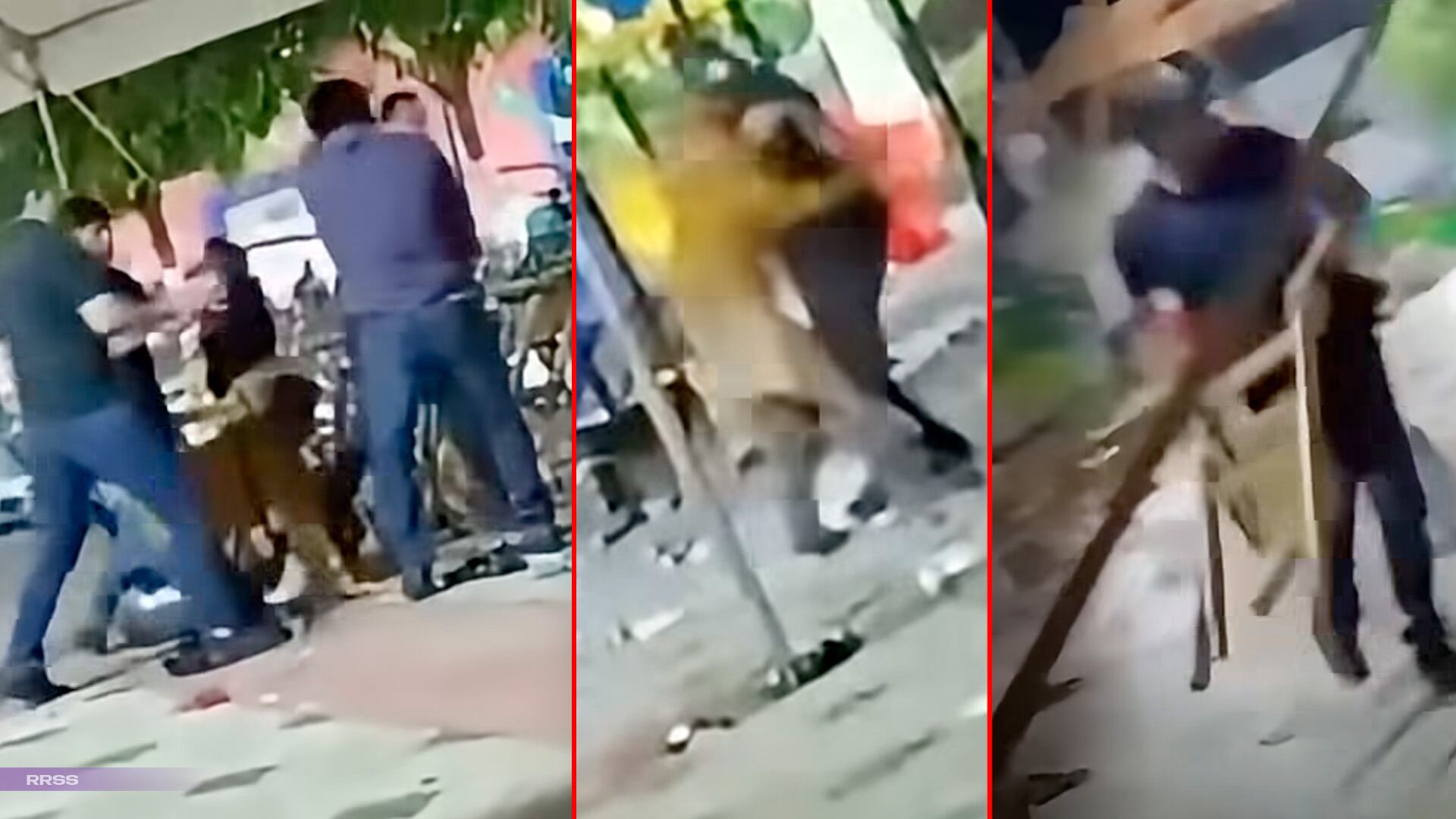 ¡SE ARMA LA PELEA! Captan en VIDEO tremenda pelea durante la Noche del Grito en Simojovel