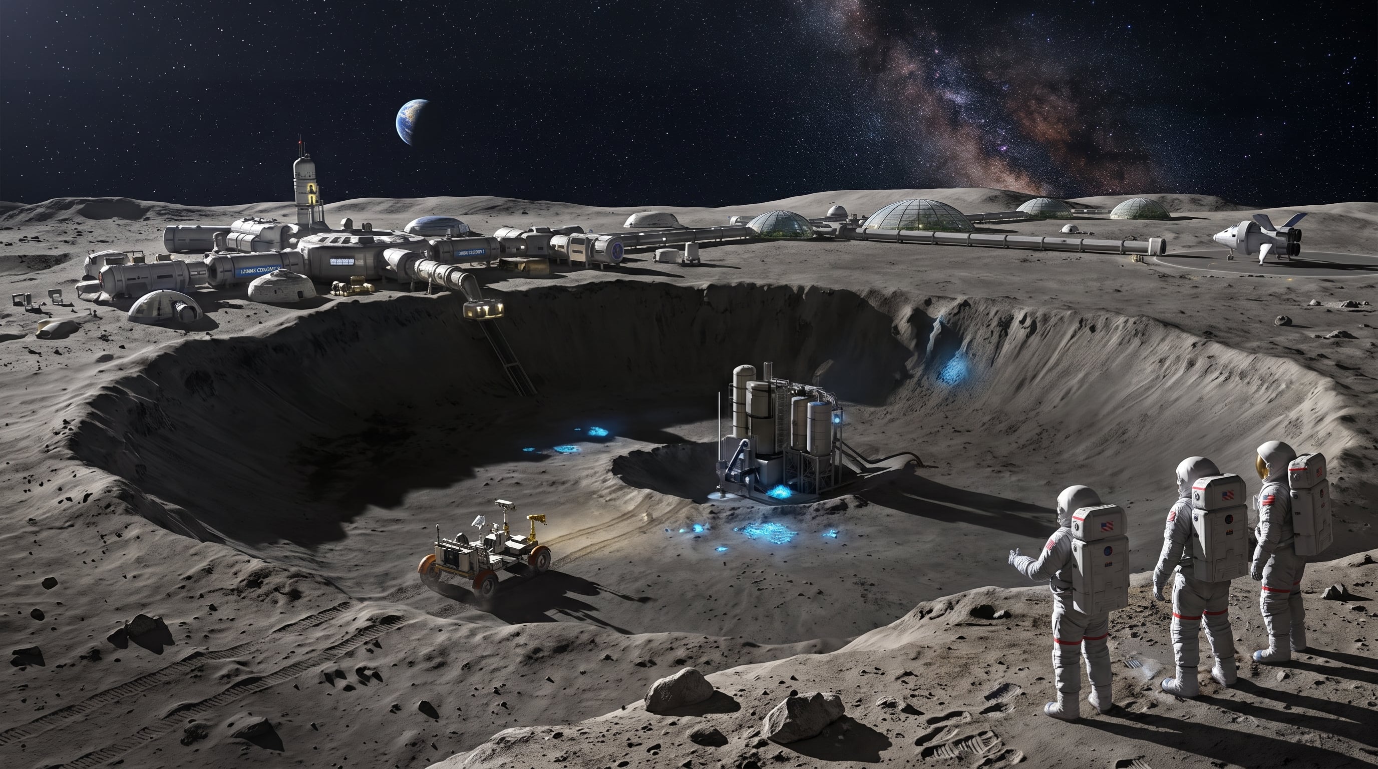 Ciudades en la luna