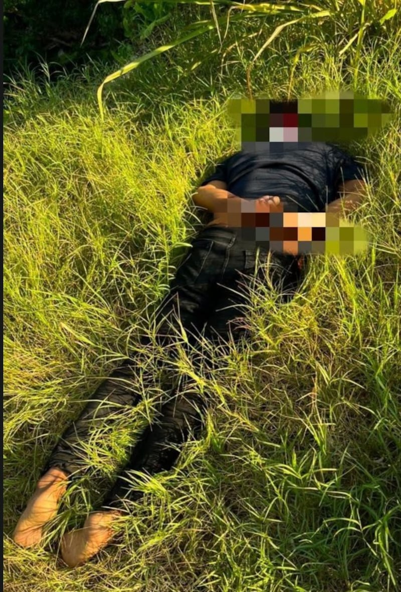 Cuerpo sin vida Cunduacán