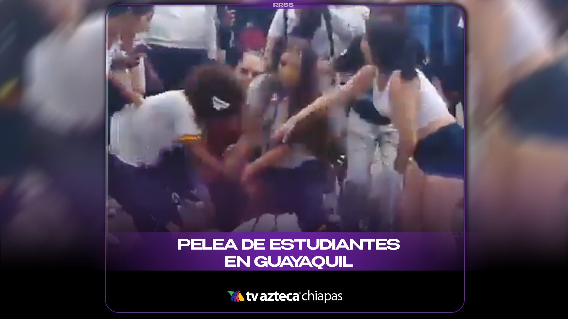 PELEA DE ESTUDIANTES EN GUAYAQUIL