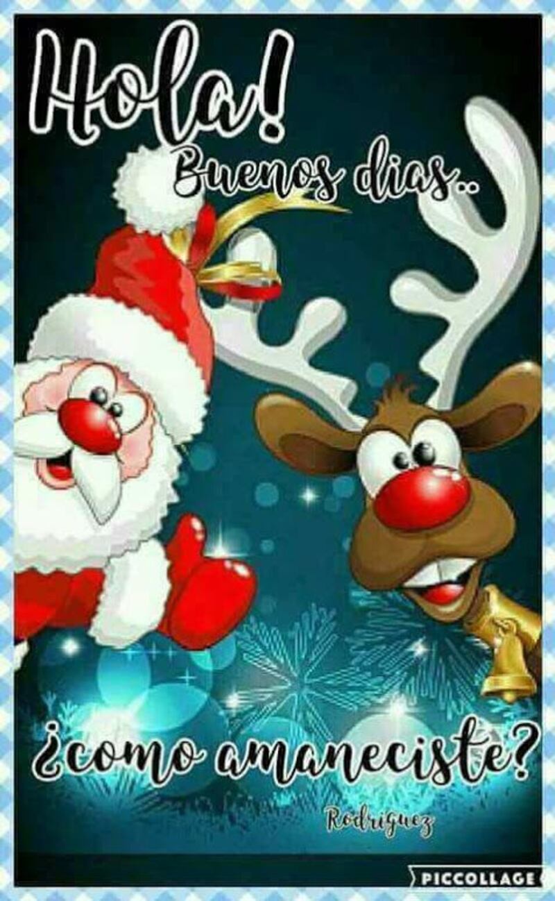 BUENOS DIAS NAVIDAD, IMAGEN SANTA CLAUS, RENOS BONITOS.jpg