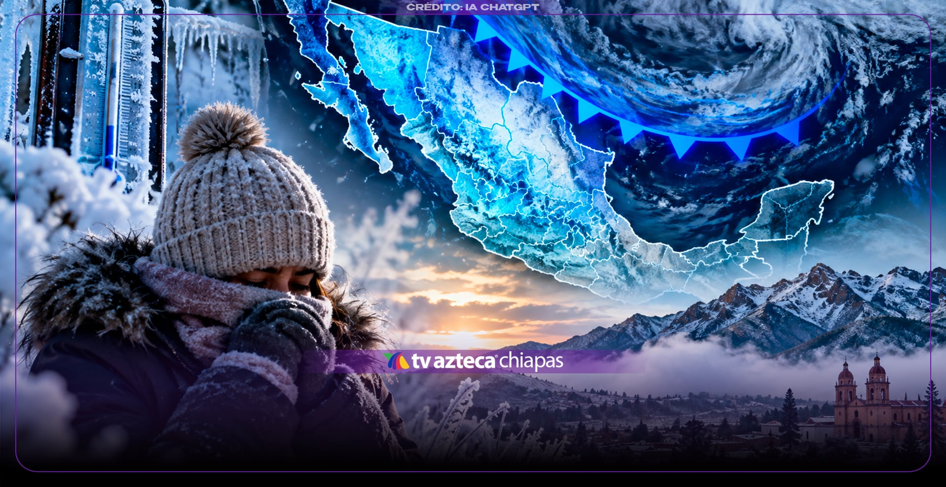 ¡Llega el frente frío número 2! Alertan por temperaturas de hasta 0 grados y lluvias intensas en México