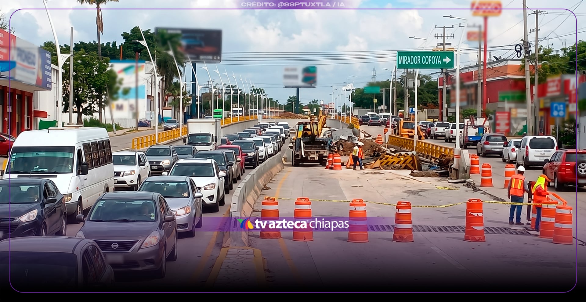 ¡Toma precauciones! Anuncian cierre total de este tramo del Libramiento Sur de Tuxtla Gutiérrez