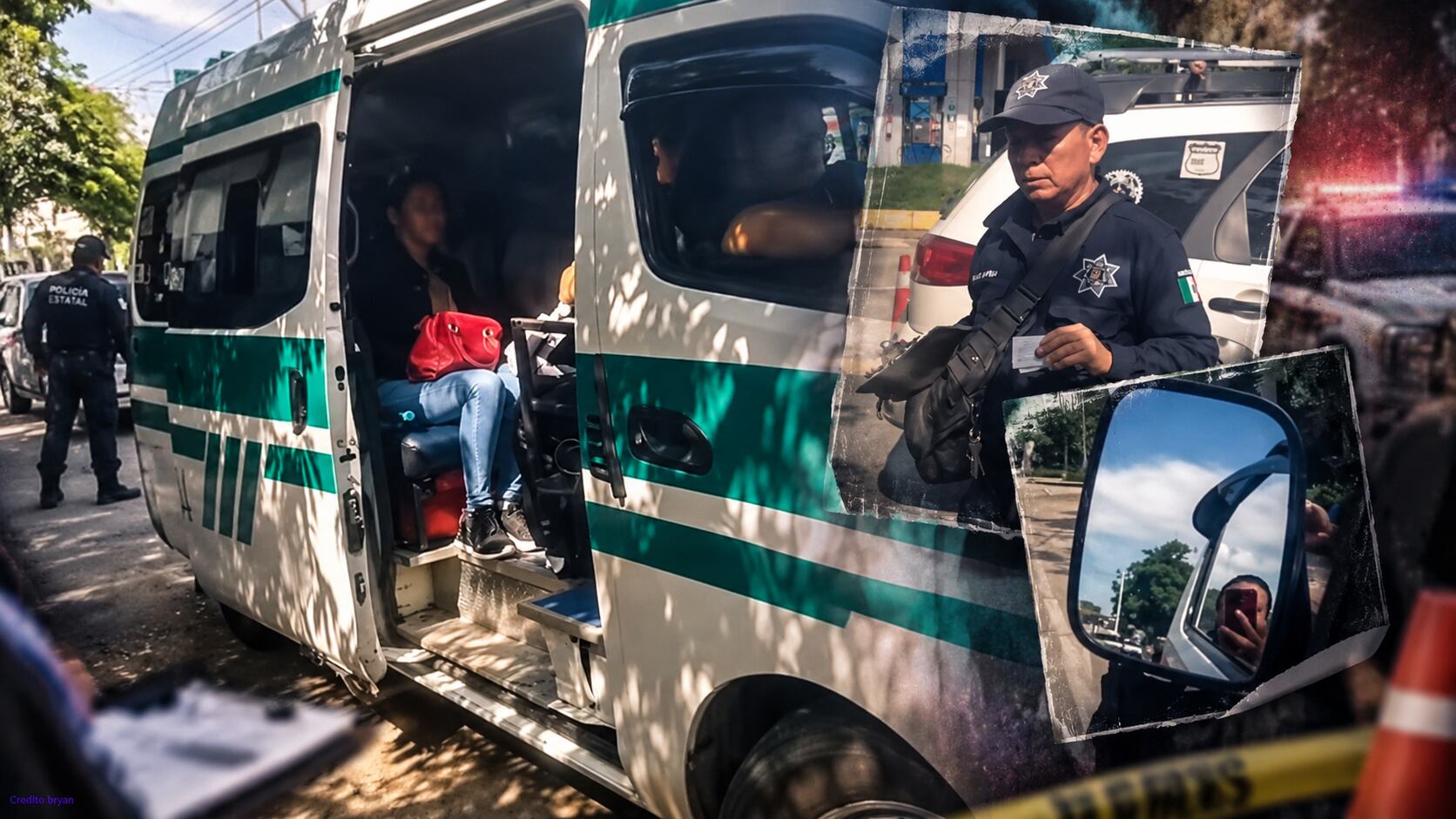 ¡Será mi palabra contra la suya! Exhiben a policías en retén de Copoya por aplicar supuesta multa falsa a transportista
