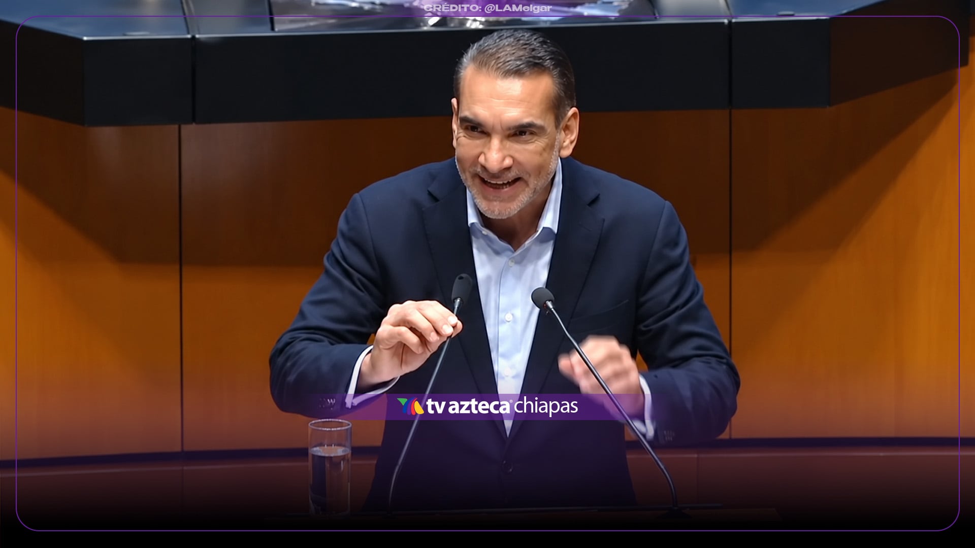 Luis Armando Melgar vota en contra Senado