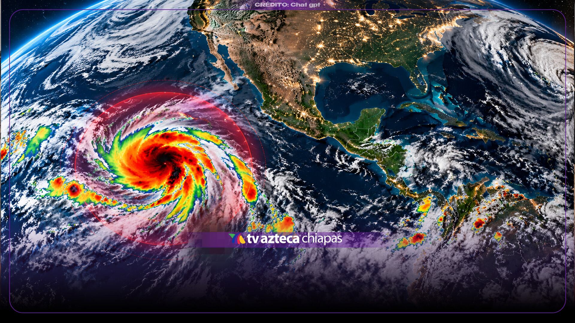 ¿Lluvias torrenciales en Chiapas? Esta es la probabilidad de que se forme el ciclón Vance hoy 20 de octubre