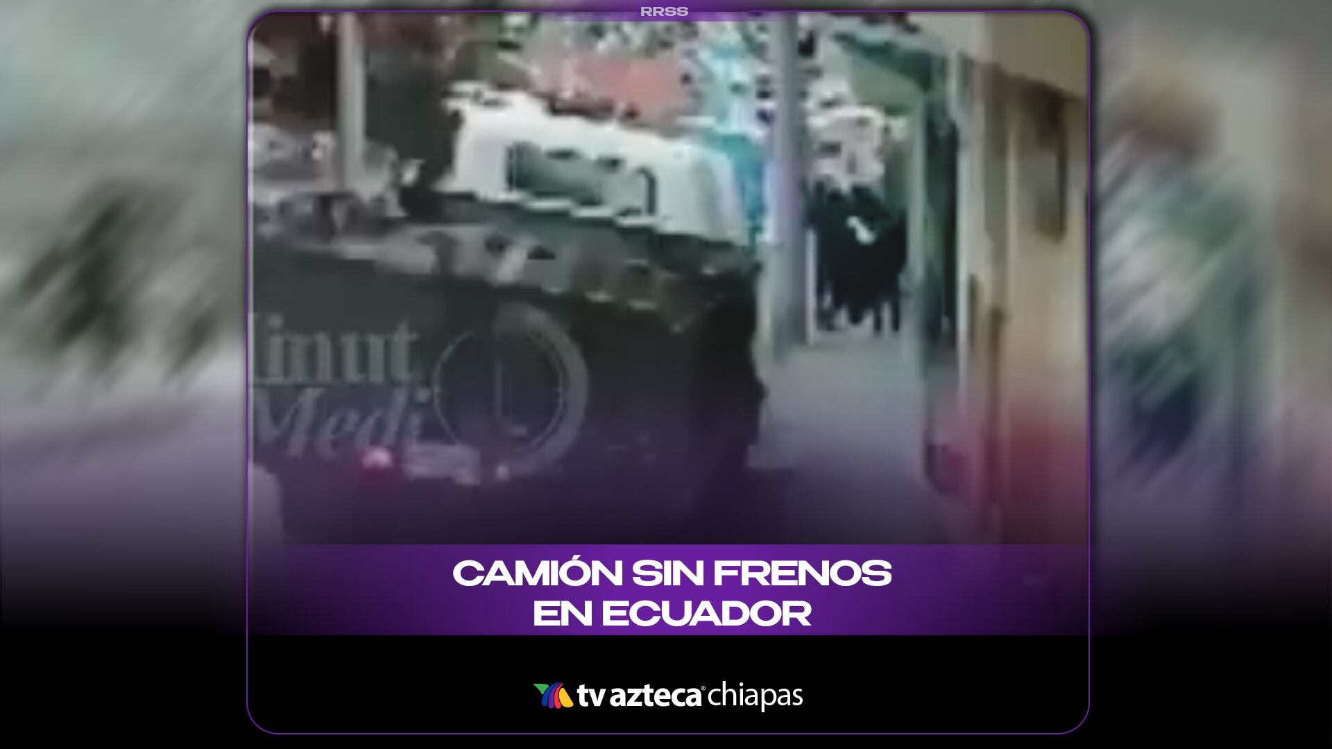 CAMIÓN SIN FRENOS EN ECUADOR