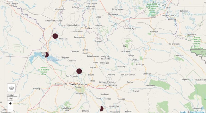 Alerta hídrica: crecen niveles en principales presas de Chiapas
