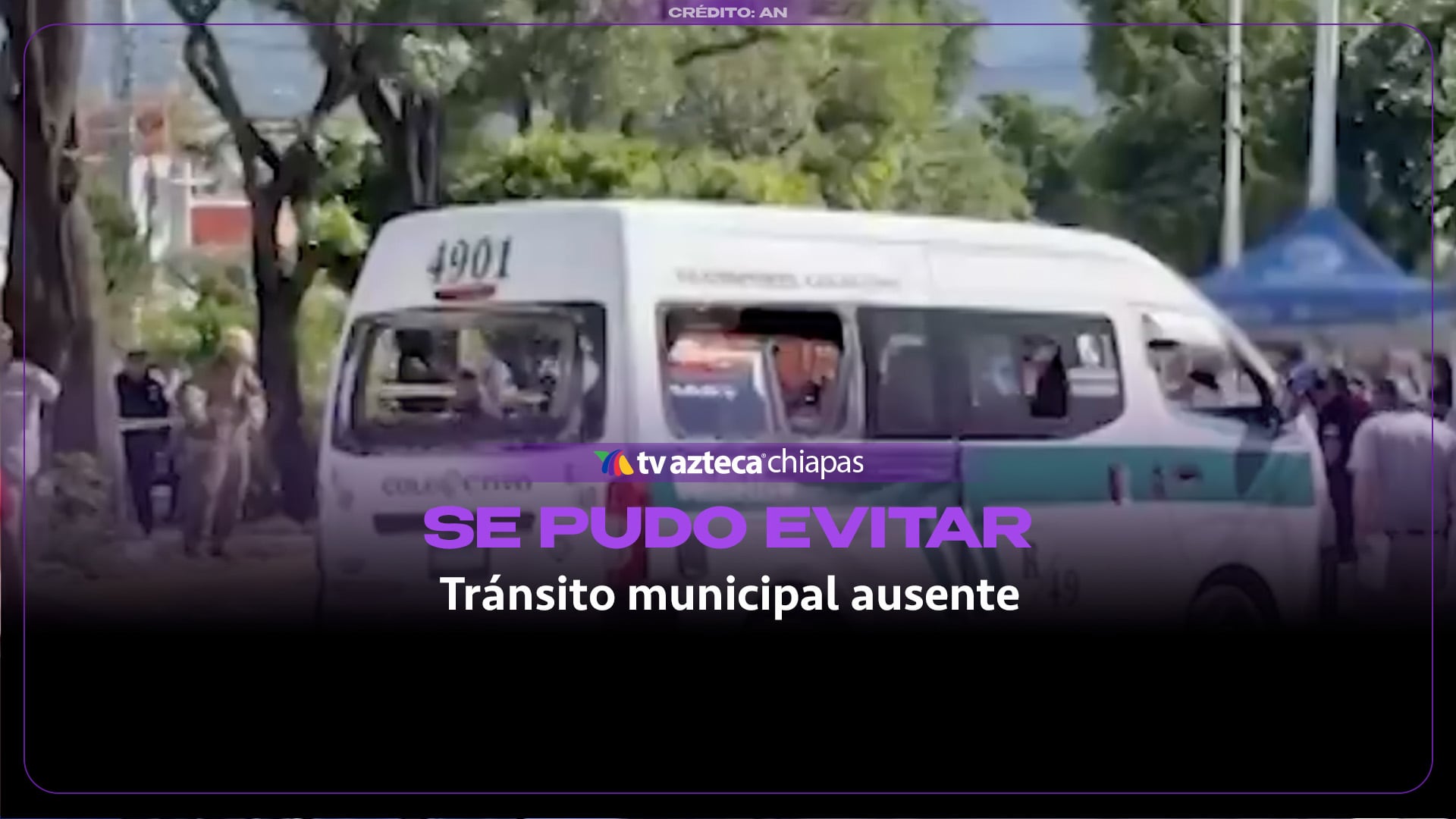 SE PUDO EVITAR TRÁNSITO MUNICIPAL AUSENTE