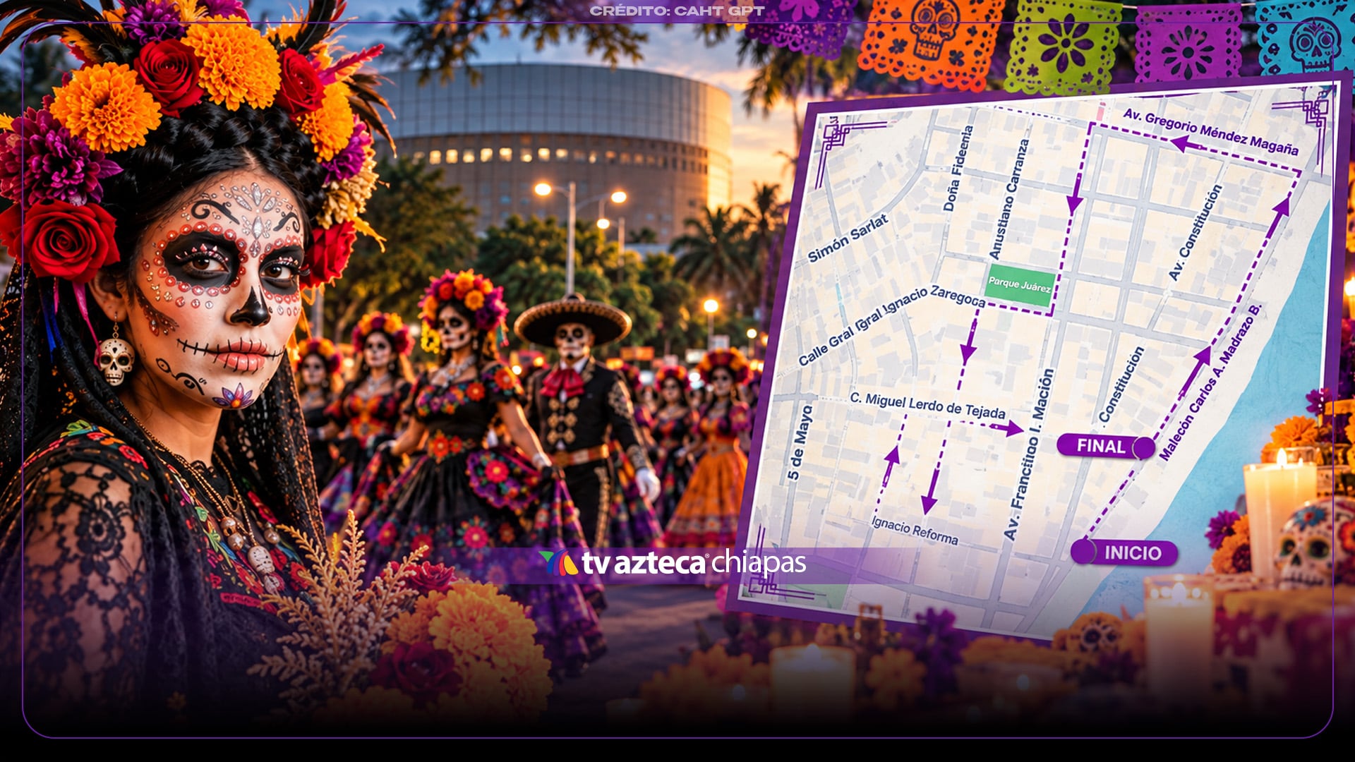 ¿Habrá desfile? Estas son las vialidades que cerrarán HOY 30 de octubre en Villahermosa