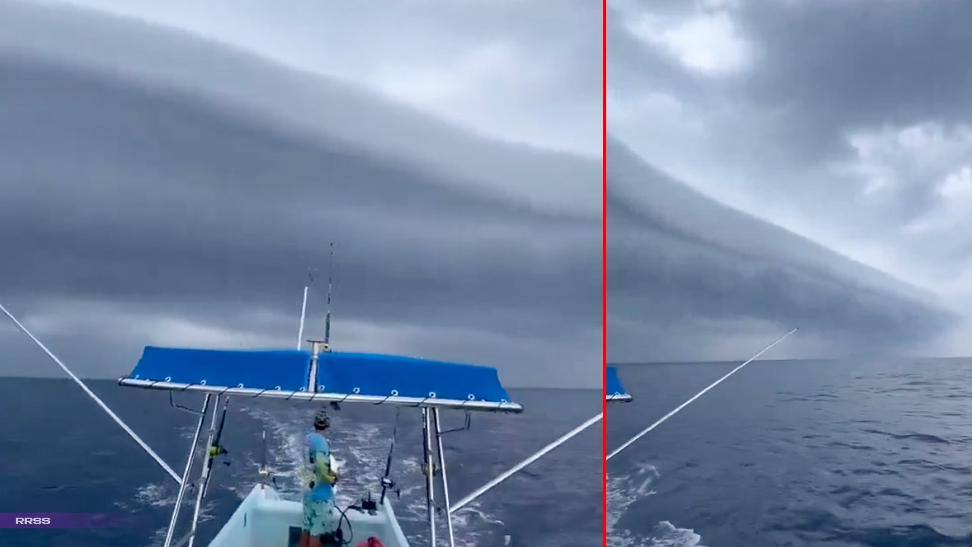 ¡IMPACTANTE VIDEO! Así se ve el huracán Polo desde el Pacífico frente a las costas de Oaxaca