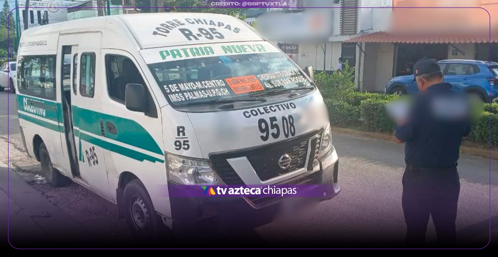 ¿Lo detuvieron? Señalan a conductor de la ruta 95 por conducta inapropiada en Tuxtla Gutiérrez