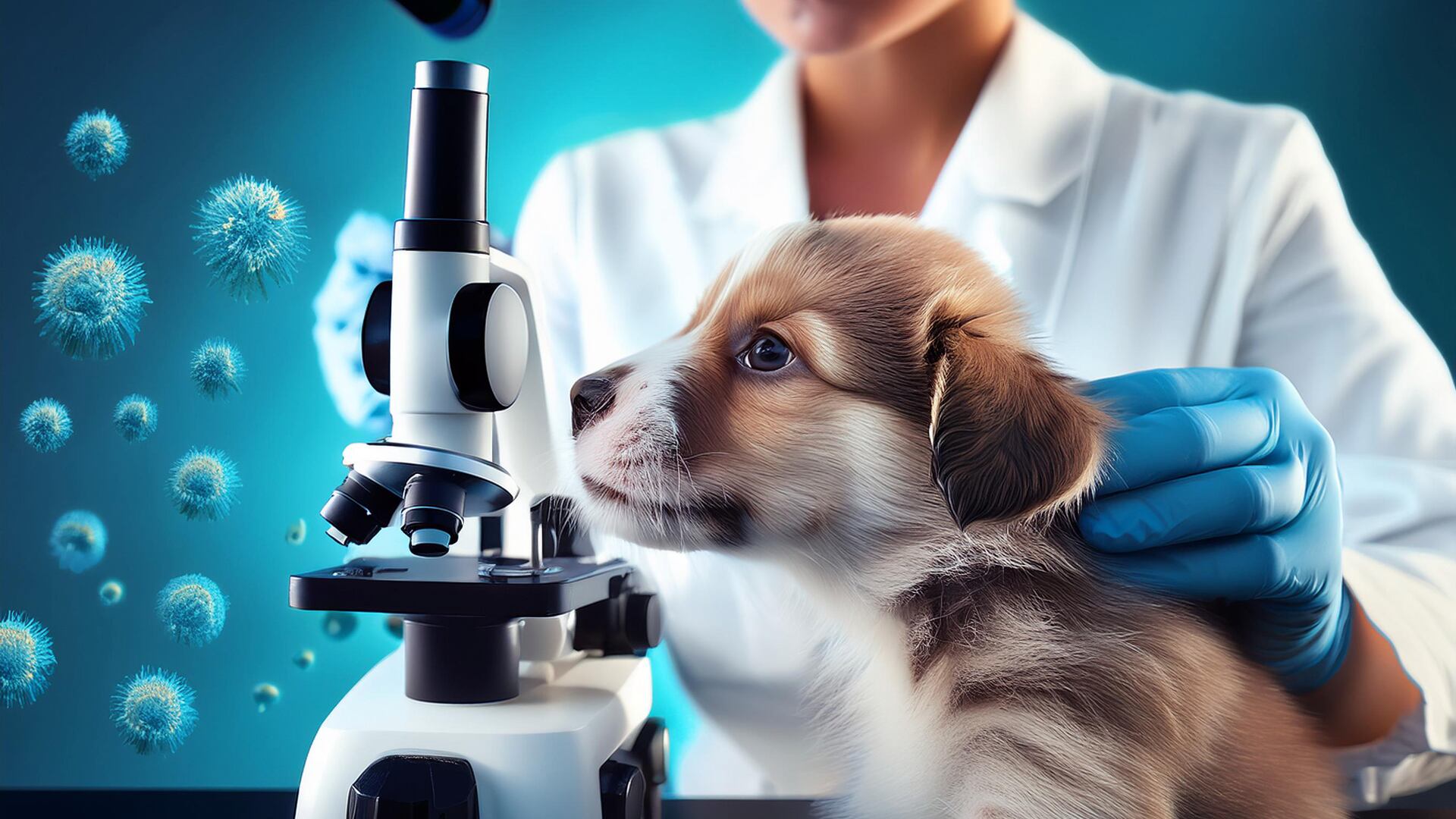 perro en veterinario
