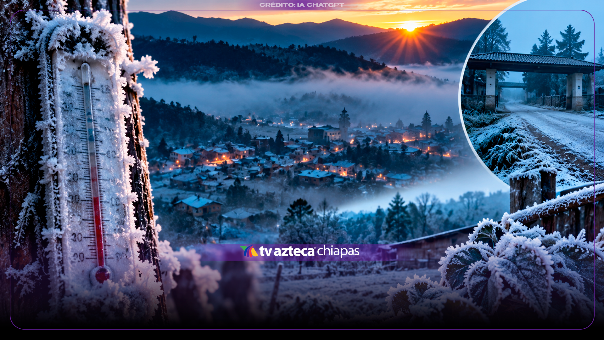 Frío en Chiapas