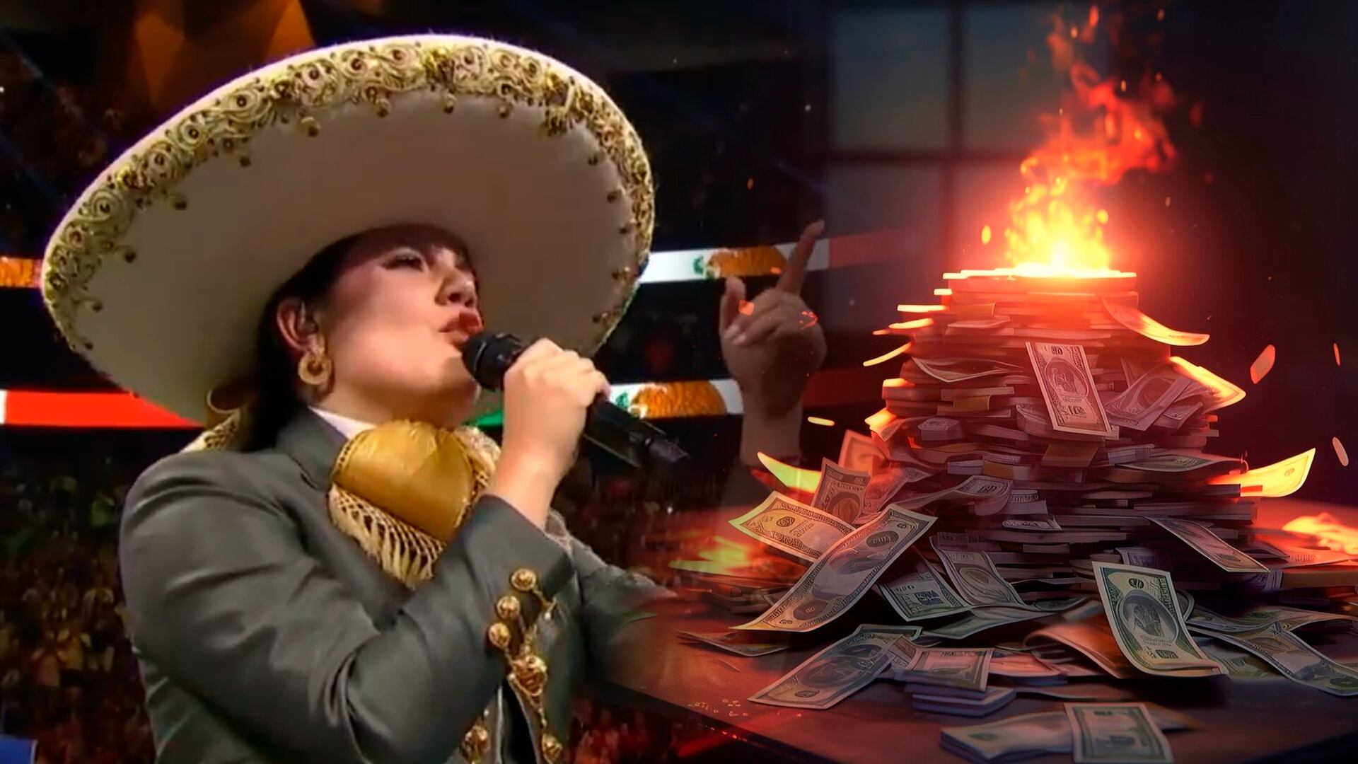 Esto tendrá que pagar Camila Fernández por equivocarse en el Himno Nacional de México en la pelea de Canelo vs Berlanga