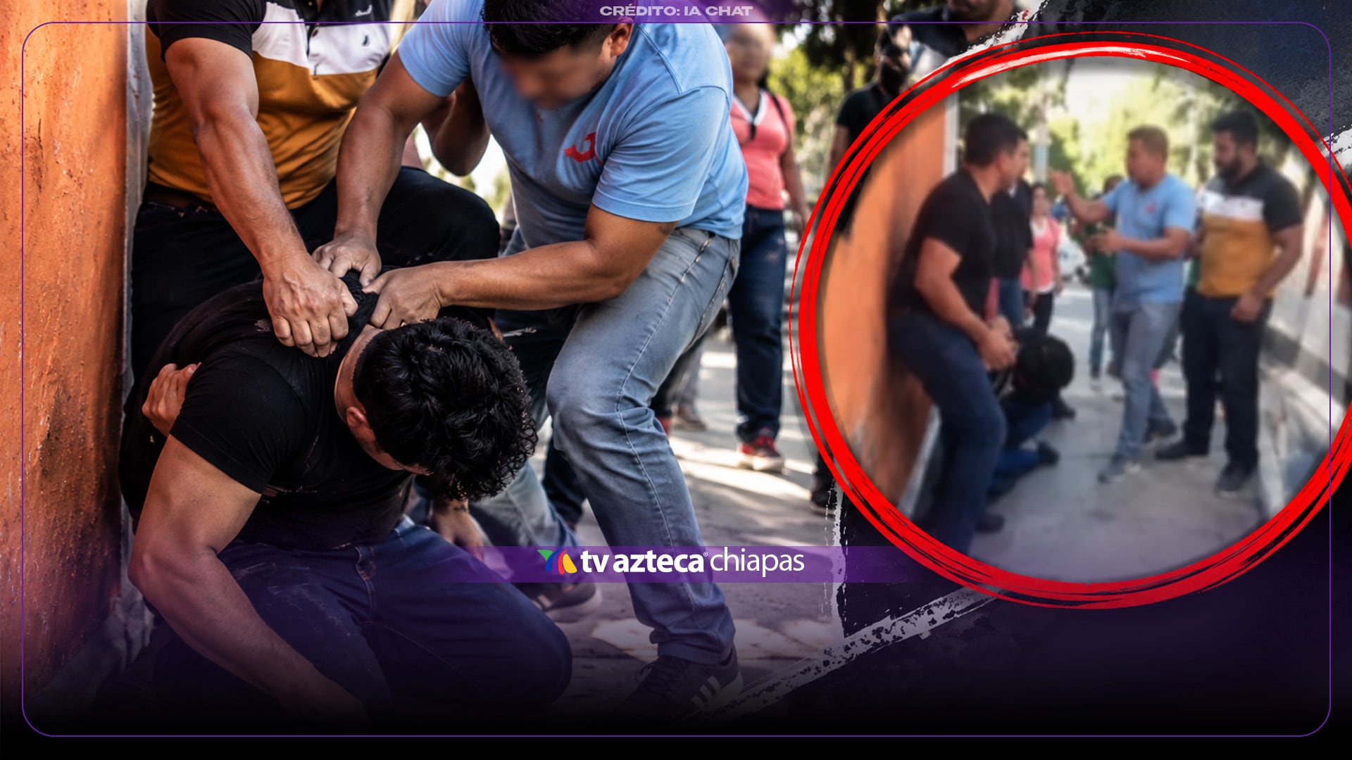 VIDEO: Hombre agrede a su ex pareja con unas tijeras afuera de una escuela primaria frente a su propia hija