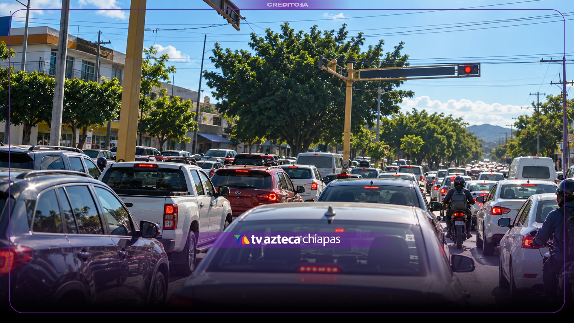 Reporte del tráfico hoy sábado: fuertes accidentes y cierres viales en Tuxtla Gutiérrez