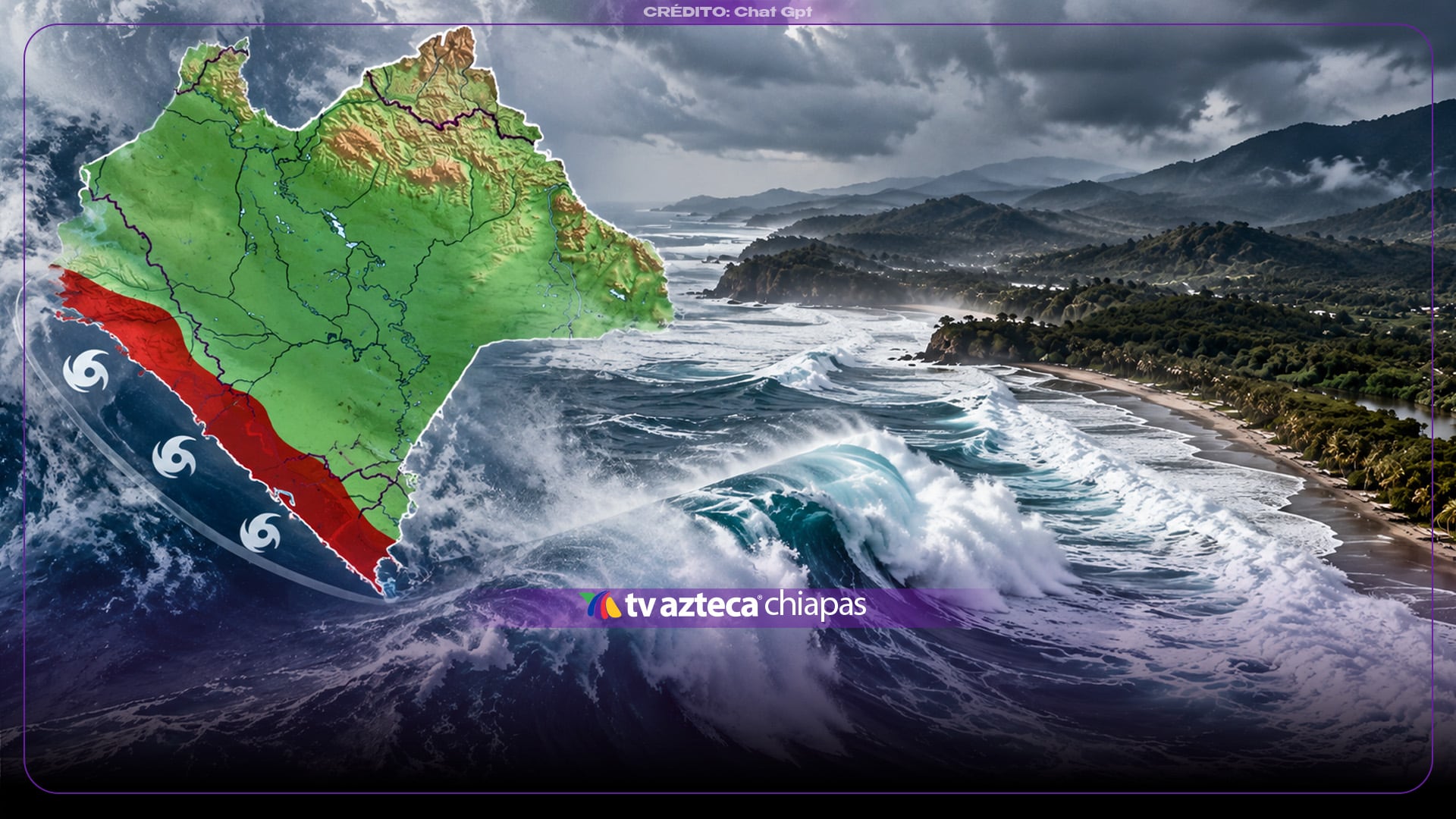 Alertan por Mar de Fondo en Chiapas hoy 10 de octubre; estas son las recomendaciones 