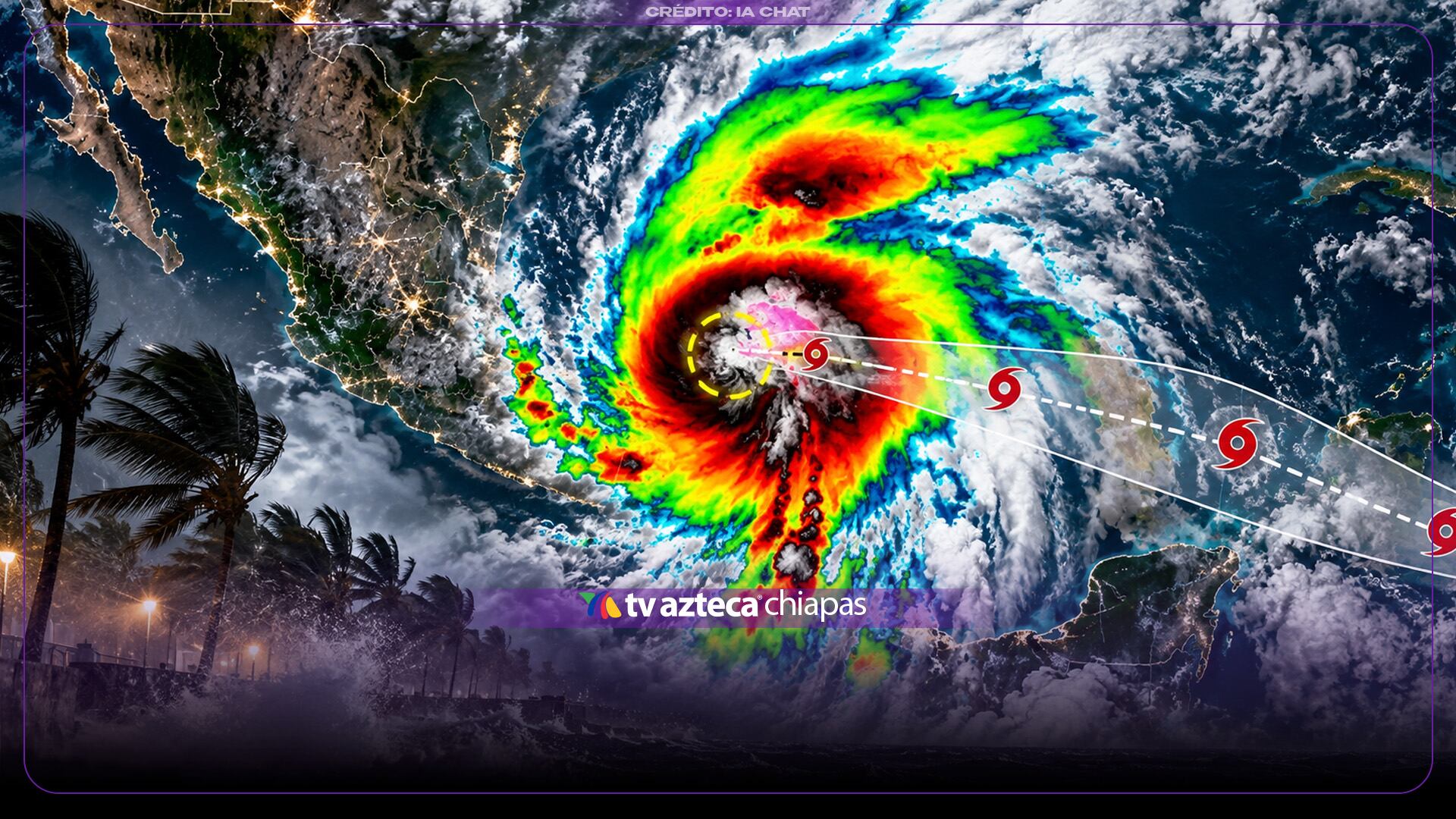 ¡Isaías se fortalece! Tormenta tropical amenaza con convertirse en huracán y deja lluvias en México