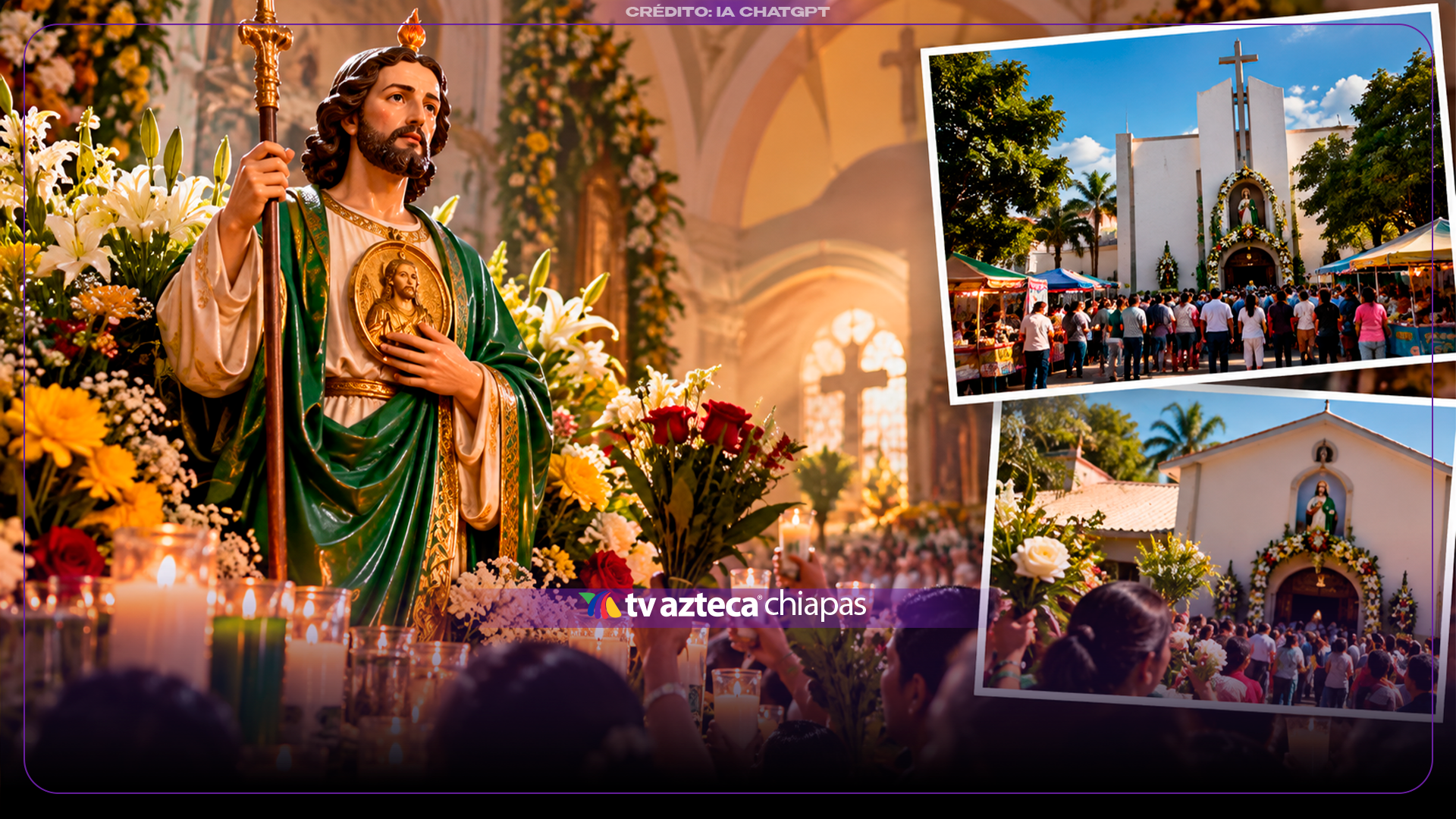 San Judas Tadeo en Chiapas: ¿dónde celebrarlo este 28 de octubre de 2026?