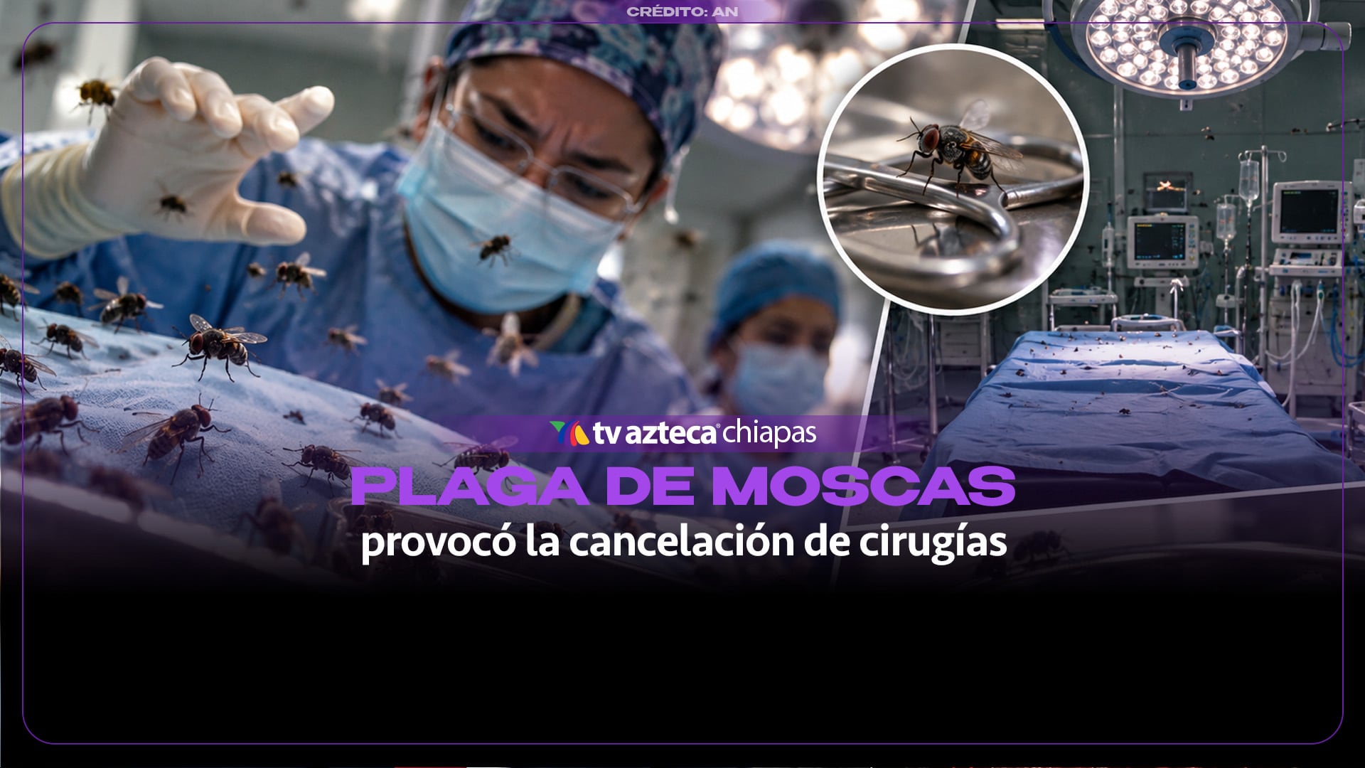 ¡Crisis en el sector salud! Presencia de moscas provoca suspensión de cirugías en el Instituto Nacional de Neurología